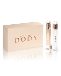 Burberry Body is an effortlessly sensual, feminine fragrance. Experience Burberry Body's eclectic combination of luxurious ingredients with the Eau de Parfum Intense Holiday Gift Set, featuring an Eau de Parfum Intense (2.8 fl. oz.), Body Milk (2.8 fl. oz.), and Eau de Parfum Deluxe Miniature (15 fl. oz.). Burberry Body is an effortlessly sensual, feminine fragrance. Experience Burberry Body's eclectic combination of luxurious ingredients with the Eau de Parfum Intense Holiday Gift Set, featuring an Eau de Parfum Intense (2.8 fl. oz.), Body Milk (2.8 fl. oz.), and Eau de Parfum Deluxe Miniature (15 fl. oz.).