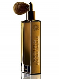 Throughout Guerlain's rich history, vanilla has appeared in many guises from Jicky to Shalimar and holds a majestic place in Guerlain's signature accord, the Guerlinade. Spiritueuse Double Vanille celebrates our legacy and delights the senses to the point of intoxication. From the start, fruity pink peppercorns play with fresh bergamot. The lightness dissipates quickly to a soft, woody note giving way to cedar capturing the true woodiness of the vanilla pod. Throughout Guerlain's rich history, vanilla has appeared in many guises from Jicky to Shalimar and holds a majestic place in Guerlain's signature accord, the Guerlinade. Spiritueuse Double Vanille celebrates our legacy and delights the senses to the point of intoxication. From the start, fruity pink peppercorns play with fresh bergamot. The lightness dissipates quickly to a soft, woody note giving way to cedar capturing the true woodiness of the vanilla pod.