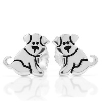 925 Sterling Silver Small Cute Puppy Dog Post Stud Earrings 11 mm Fashion Jewelry for Women, Teens, Girls - Nickel Free 925 Sterling Silver Small Cute Puppy Dog Post Stud Earrings 11 mm Fashion Jewelry for Women, Teens, Girls - Nickel Free