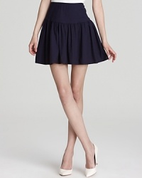 An everyday skirt embellished with flared pleats, this MARC BY MARC JACOBS skirt adds a bit of flounce to your step. An everyday skirt embellished with flared pleats, this MARC BY MARC JACOBS skirt adds a bit of flounce to your step.