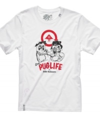 This t-shirt from LRG is straight up hard-core. It's a pug life for you. This t-shirt from LRG is straight up hard-core. It's a pug life for you.