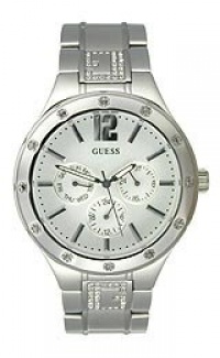 Guess G Hype Women's Watch White Dial Crystals Set Steel Bracelet W14550l1 Guess G Hype Women's Watch White Dial Crystals Set Steel Bracelet W14550l1