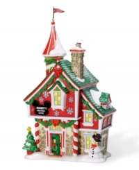 No holiday season is complete without a trip to Mickey's Christmas castle! A snowman, Christmas tree and candy cane pillars create an exceptionally spirited home. No holiday season is complete without a trip to Mickey's Christmas castle! A snowman, Christmas tree and candy cane pillars create an exceptionally spirited home.