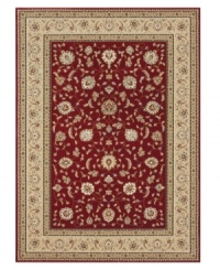 A crisp, modern rendering of traditional Turkish rug designs, the Samira area rug from Loloi boasts rich tones of red and gold that offer a regal air to any space. Crafted in Turkey of ultra-durable and easy-to-clean polypropylene. A crisp, modern rendering of traditional Turkish rug designs, the Samira area rug from Loloi boasts rich tones of red and gold that offer a regal air to any space. Crafted in Turkey of ultra-durable and easy-to-clean polypropylene.