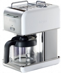 DeLonghi Kmix 10-Cup Drip Coffee Maker, White DeLonghi Kmix 10-Cup Drip Coffee Maker, White