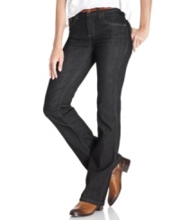 Basic boot cut jeans with a touch of stretch for the perfect fit, from DKNY Jeans. Basic boot cut jeans with a touch of stretch for the perfect fit, from DKNY Jeans.