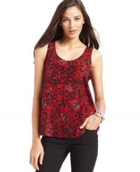 A charming print and loose fit make this petite top DKNY Jeans a cutie! Pair with your favorite denim for a fashion-forward look. A charming print and loose fit make this petite top DKNY Jeans a cutie! Pair with your favorite denim for a fashion-forward look.