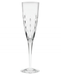 Refresh your formal table with the stylized petal cuts and refined whimsy of Modern Love stemware by Monique Lhuillier for Royal Doulton. This crystal flute combines a sleek bell shape and simple stem with convenient dishwasher-safe durability. Refresh your formal table with the stylized petal cuts and refined whimsy of Modern Love stemware by Monique Lhuillier for Royal Doulton. This crystal flute combines a sleek bell shape and simple stem with convenient dishwasher-safe durability.