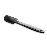 This silicone Calphalon scraper has flexible sides for mixing and scraping and a unique grip-anywhere handle that lets you decide where to hold it. This silicone Calphalon scraper has flexible sides for mixing and scraping and a unique grip-anywhere handle that lets you decide where to hold it.