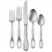 Oneida Satin Aquarius 5-Piece Place Setting, Service for 1 Oneida Satin Aquarius 5-Piece Place Setting, Service for 1