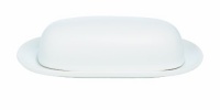 Noritake Colorwave White Covered Butter Noritake Colorwave White Covered Butter