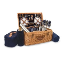 Picnic Time Windsor Picnic Basket, Service for 4 Picnic Time Windsor Picnic Basket, Service for 4