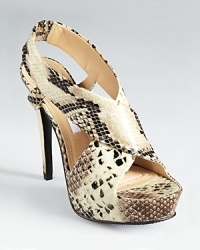 In a classic construction, DIANE von FURSTENBERG's Zia II sandals boast thick straps and a towering heel--the perfect recipe for making a statement. In a classic construction, DIANE von FURSTENBERG's Zia II sandals boast thick straps and a towering heel--the perfect recipe for making a statement.
