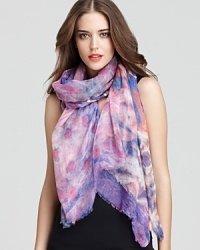 Bindya Hippie Washed Floral Print Scarf Bindya Hippie Washed Floral Print Scarf