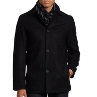 Perry Ellis Men's Big Wool Button Front Perry Ellis Men's Big Wool Button Front