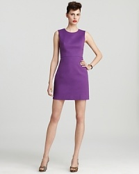 Showcasing a vibrant violet hue, this kate spade new york sheath lends a chic pop to classic feminine style. Showcasing a vibrant violet hue, this kate spade new york sheath lends a chic pop to classic feminine style.