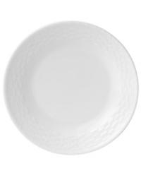 Nantucket Basket is a fine all-white Wedgwood china dinnerware and dishes pattern with an embossed basket weave pattern on the edges. Nantucket Basket is a fine all-white Wedgwood china dinnerware and dishes pattern with an embossed basket weave pattern on the edges.