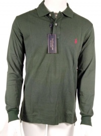 Polo Ralph Lauren Men's Classic-Fit Long-Sleeved Polo Shirt - Northwest Pine - Small Polo Ralph Lauren Men's Classic-Fit Long-Sleeved Polo Shirt - Northwest Pine - Small