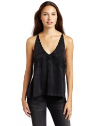Twelfth St. By Cynthia Vincent Women's Sedona Embroidered Cami, Black, Small Twelfth St. By Cynthia Vincent Women's Sedona Embroidered Cami, Black, Small