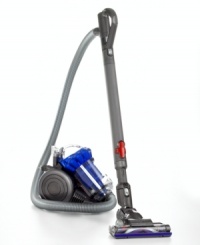 Little Dyson, big city... same great power. Dyson does it all-even small spaces, like cramped apartments and one-bedroom lofts-with its smallest canister cleaner, a compact design that easily stores and still brings the same unrivaled suction that never fades or weakens. Built to clean up every floor type, this cleaner uses Root Cyclone™ technology and rows of ultra fine carbon fiber filaments to take the dirt out of city livin'. 5-year warranty. Model DC26. Little Dyson, big city... same great power. Dyson does it all-even small spaces, like cramped apartments and one-bedroom lofts-with its smallest canister cleaner, a compact design that easily stores and still brings the same unrivaled suction that never fades or weakens. Built to clean up every floor type, this cleaner uses Root Cyclone™ technology and rows of ultra fine carbon fiber filaments to take the dirt out of city livin'. 5-year warranty. Model DC26.