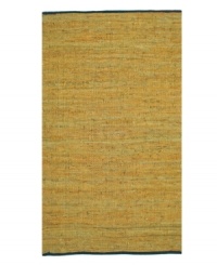 Present your home with gorgeous color, impeccable texture and striking design with the Matador area rug. Crafted in India, it features durable leather strips that are hand-woven in a cotton foundation to create a combination of supreme durability and aesthetically pleasing design. Present your home with gorgeous color, impeccable texture and striking design with the Matador area rug. Crafted in India, it features durable leather strips that are hand-woven in a cotton foundation to create a combination of supreme durability and aesthetically pleasing design.