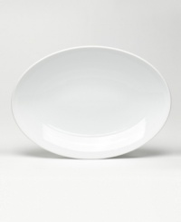 Subtle concentric rings and sleek modern shapes combine in this beautiful dinnerware collection. From morning to evening, each piece brings a generous helping of style to the table. Subtle concentric rings and sleek modern shapes combine in this beautiful dinnerware collection. From morning to evening, each piece brings a generous helping of style to the table.