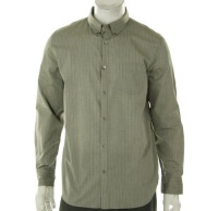 Calvin Klein Fountain (aqua and gray) Window Pane SS Button Down Shirt Calvin Klein Fountain (aqua and gray) Window Pane SS Button Down Shirt