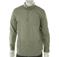 Calvin Klein Fountain (aqua and gray) Window Pane SS Button Down Shirt