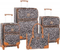 Diane von Furstenberg Abstract Signature 4 Piece Spinner Luggage Set: Available in 3 Colors (Nude/black) Diane von Furstenberg Abstract Signature 4 Piece Spinner Luggage Set: Available in 3 Colors (Nude/black)