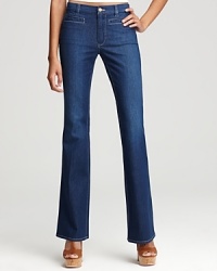 MiH Marrakesh Jeans - Mid Rise Kick Flare Jeans in Halley Wash MiH Marrakesh Jeans - Mid Rise Kick Flare Jeans in Halley Wash