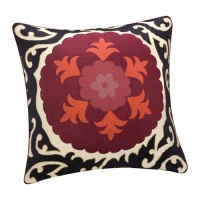 Natori Samarkand 26-Inch by 26-Inch Euro Sham, Multi Natori Samarkand 26-Inch by 26-Inch Euro Sham, Multi