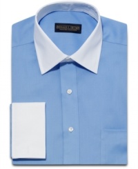 Save yourself a few seconds in the morning. This dress shirt from Donald Trump always gets the job done. Save yourself a few seconds in the morning. This dress shirt from Donald Trump always gets the job done.