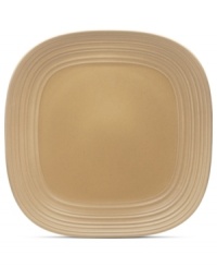 With the look of hand-thrown pottery in hard-wearing stoneware, the Swirl square platter from Mikasa enhances casual meals with fuss-free elegance. A matte finish with glazed accents adds stylish distinction to a serene tan hue. With the look of hand-thrown pottery in hard-wearing stoneware, the Swirl square platter from Mikasa enhances casual meals with fuss-free elegance. A matte finish with glazed accents adds stylish distinction to a serene tan hue.