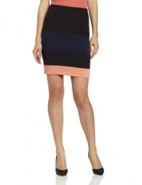 BCBGeneration Women's Tri Color Blocked Skirt, Black, Medium BCBGeneration Women's Tri Color Blocked Skirt, Black, Medium