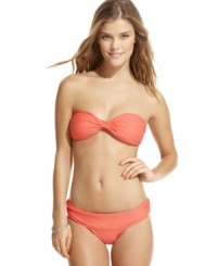 The twisted bandeau style makes this Jessica Simpson bikini top super cute for fun in the sun -- a Hot List must-have! The twisted bandeau style makes this Jessica Simpson bikini top super cute for fun in the sun -- a Hot List must-have!
