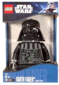 LEGO Kids' 9002113 Star Wars Darth Vader Mini-Figure Alarm Clock LEGO Kids' 9002113 Star Wars Darth Vader Mini-Figure Alarm Clock