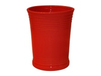 Fiesta 6-5/8-Inch Utensil Crock, Scarlet Fiesta 6-5/8-Inch Utensil Crock, Scarlet
