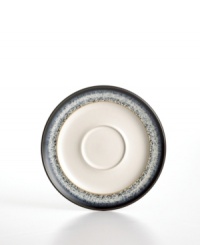 Sturdy and stylish, Denby's Halo tea saucer sets the tone for contemporary-cool dining in versatile stoneware. Sturdy and stylish, Denby's Halo tea saucer sets the tone for contemporary-cool dining in versatile stoneware.