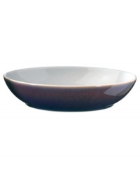 A true gem, the Amethyst pasta bowl is simply glazed but boldly hued, in deep indigo and crisp white from Denby's collection of dinnerware. The dishes can embrace their luxe color alone or they can be paired with the playful dots of Amethyst Stone for a well-balanced and uniquely customized table setting. A true gem, the Amethyst pasta bowl is simply glazed but boldly hued, in deep indigo and crisp white from Denby's collection of dinnerware. The dishes can embrace their luxe color alone or they can be paired with the playful dots of Amethyst Stone for a well-balanced and uniquely customized table setting.