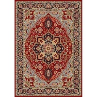 Safavieh Lyndhurst Collection LNH330B Red and Black Round Area Rug, 5-Feet 3-Inch Round Safavieh Lyndhurst Collection LNH330B Red and Black Round Area Rug, 5-Feet 3-Inch Round