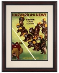 The Bears were confused and destined to lose the 1933 Harvard-Brown game and the football program from that day's competition pretty much says it all. Matted and framed, there's no better art for Crimson walls. The Bears were confused and destined to lose the 1933 Harvard-Brown game and the football program from that day's competition pretty much says it all. Matted and framed, there's no better art for Crimson walls.
