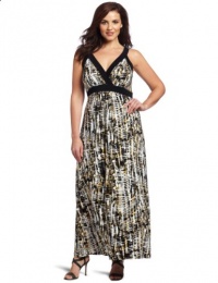 Karen Kane Women's Plus-Size Banded Maxi Dress Karen Kane Women's Plus-Size Banded Maxi Dress