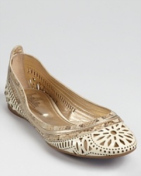 Mixing patterns and textures, these Belle by Sigerson Morrison flats feel both worldly and exotic. Mixing patterns and textures, these Belle by Sigerson Morrison flats feel both worldly and exotic.