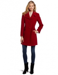 Larry Levine Women's Classic Back Belt Coat Larry Levine Women's Classic Back Belt Coat