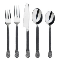 Gourmet Settings Avalon 20-Piece Flatware Set, Service for 4 Gourmet Settings Avalon 20-Piece Flatware Set, Service for 4