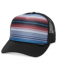 Upgrade your casual look with this hip trucker hat from Quiksilver. Upgrade your casual look with this hip trucker hat from Quiksilver.