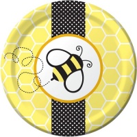 Creative Converting Educational Products - Bee Party Supplies: 7 Cake/Dessert Plates (8 ct) - Bee Theme Party 7 Cake/Dessert Plates. Creative Converting Educational Products - Bee Party Supplies: 7 Cake/Dessert Plates (8 ct) - Bee Theme Party 7 Cake/Dessert Plates.