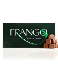 A delectable combination, smooth milk chocolate and refreshing mint come together to dazzle your taste buds. Since 1918, Frango has been cooking up batches of savory, yet refreshingly melt-in-your-mouth mint chocolate. Make these decadent chocolates an after-dinner fixture in your home or surprise somebody with a gift of Frango's top-selling treat today! A delectable combination, smooth milk chocolate and refreshing mint come together to dazzle your taste buds. Since 1918, Frango has been cooking up batches of savory, yet refreshingly melt-in-your-mouth mint chocolate. Make these decadent chocolates an after-dinner fixture in your home or surprise somebody with a gift of Frango's top-selling treat today!