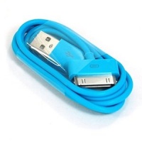 COSMOS ® Aqua Blue 3 feet USB Charge and Sync Data Cable for iPod touch itouch / Nano / iPhone 4 4s 3 3Gs / iPad, FITS IPHONE 4 BUMPER AND ALL OTHER CASES + Free COSMOS cable tie COSMOS ® Aqua Blue 3 feet USB Charge and Sync Data Cable for iPod touch itouch / Nano / iPhone 4 4s 3 3Gs / iPad, FITS IPHONE 4 BUMPER AND ALL OTHER CASES + Free COSMOS cable tie