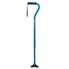 Hugo Mobility Quadpod Offset Cane with Ultra Stable Cane Tip, Aquamarine